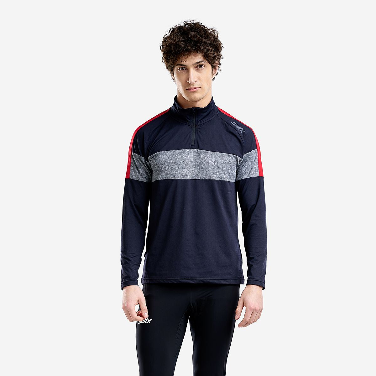 TISTA - COUCHE INTERMÉDIAIRE 1/2 ZIP POUR HOMMES