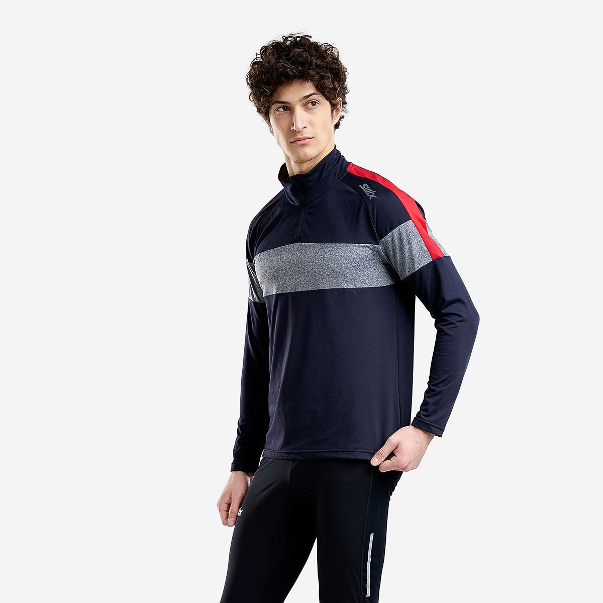 TISTA - COUCHE INTERMÉDIAIRE 1/2 ZIP POUR HOMMES
