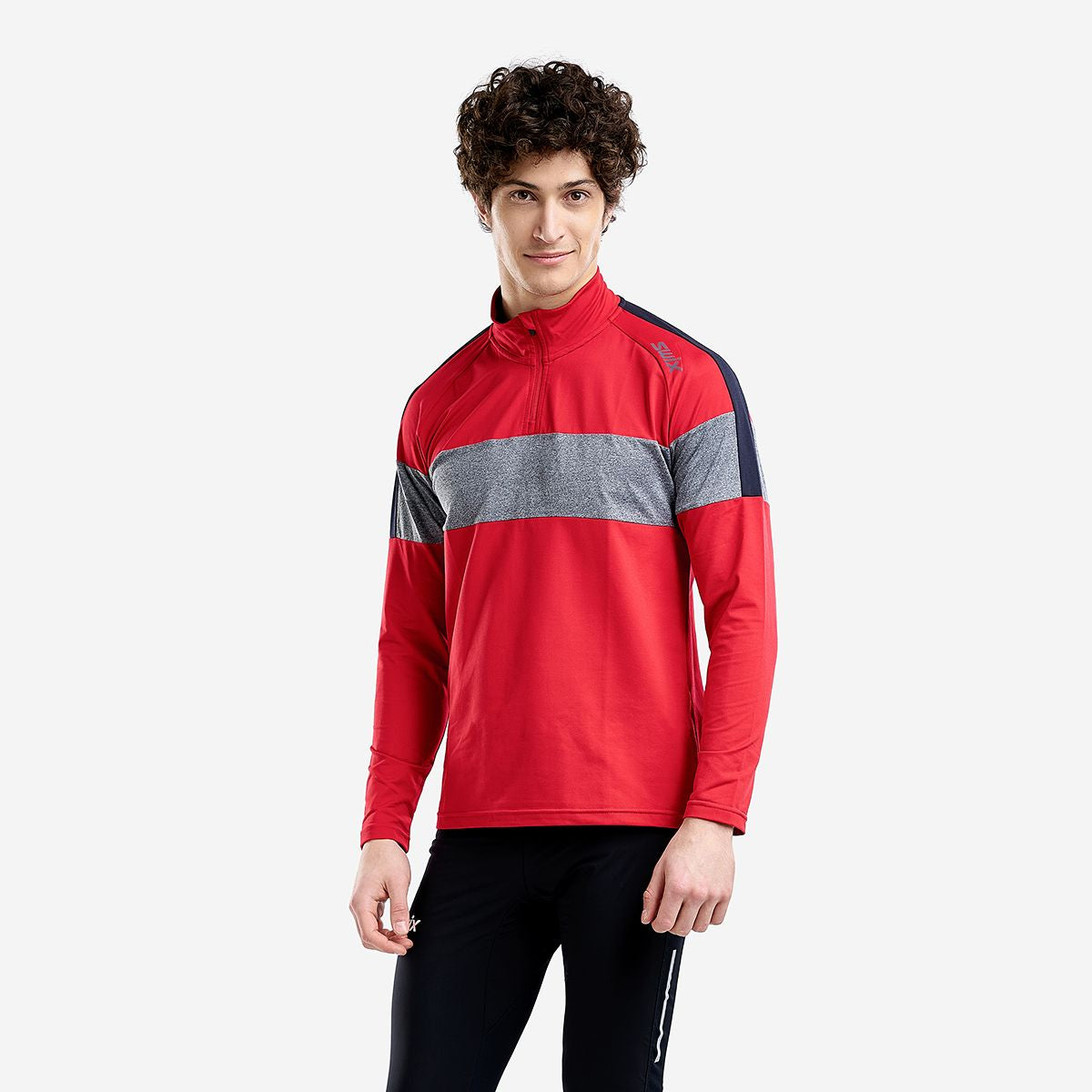 Tista - Couche intermédaire 1/2 zip pour hommes