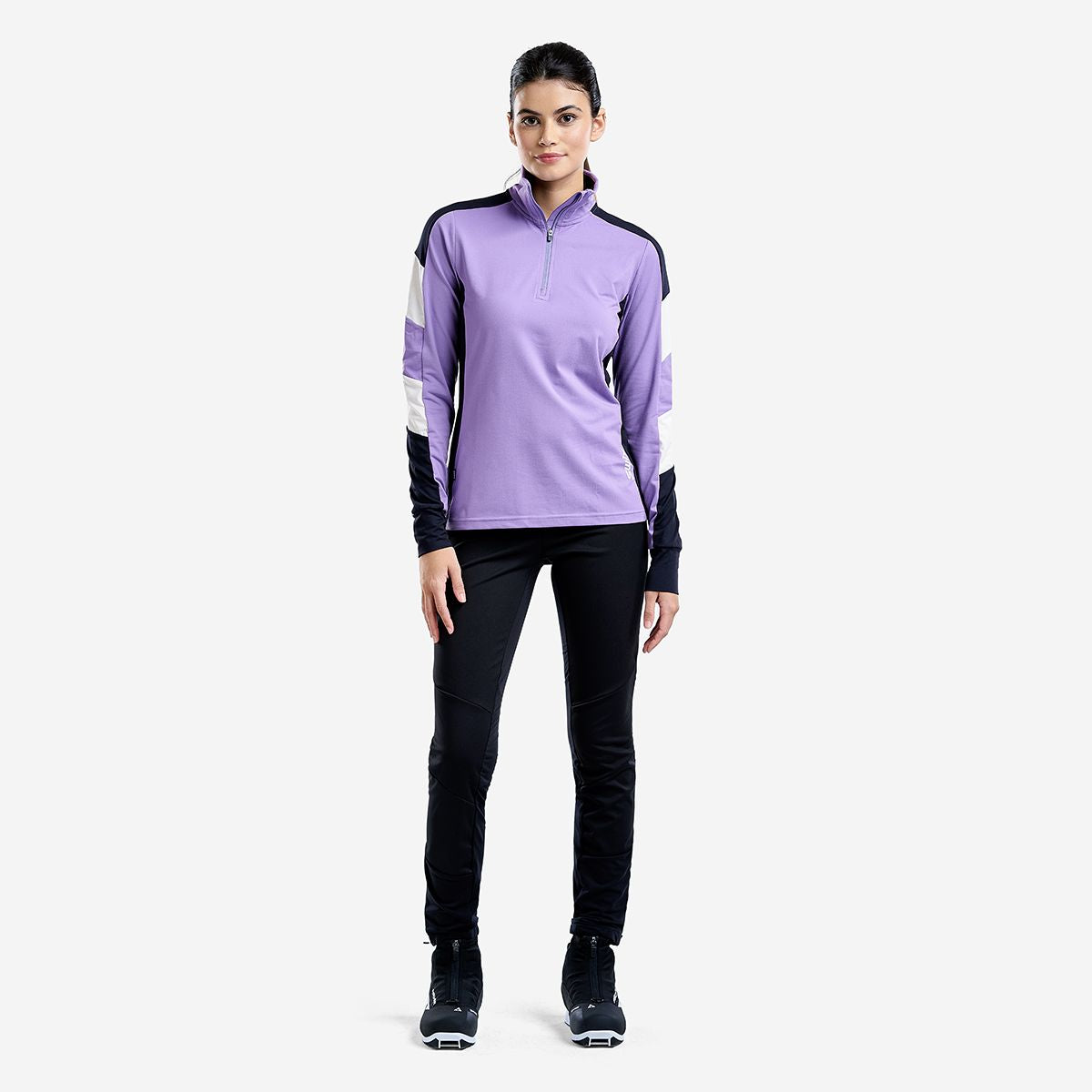 TISTA - COUCHE INTERMÉDIAIRE 1/2 ZIP POUR FEMMES