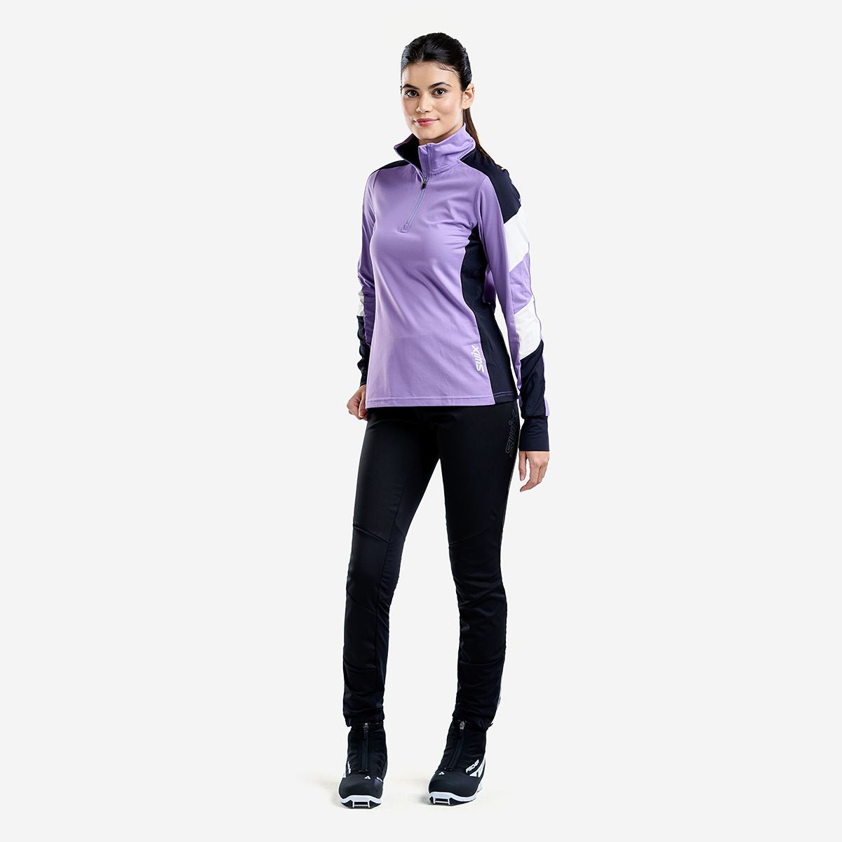 TISTA - COUCHE INTERMÉDIAIRE 1/2 ZIP POUR FEMMES