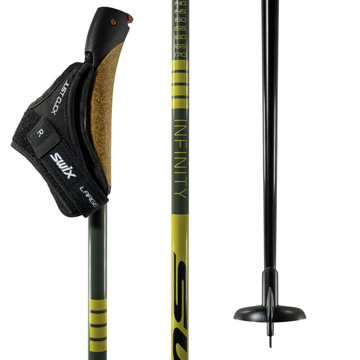 Dragonnes Swix Just Click Comfort - Paire De Passants Klickschlaufen - Confort Et Ajustement Parfait - Noir