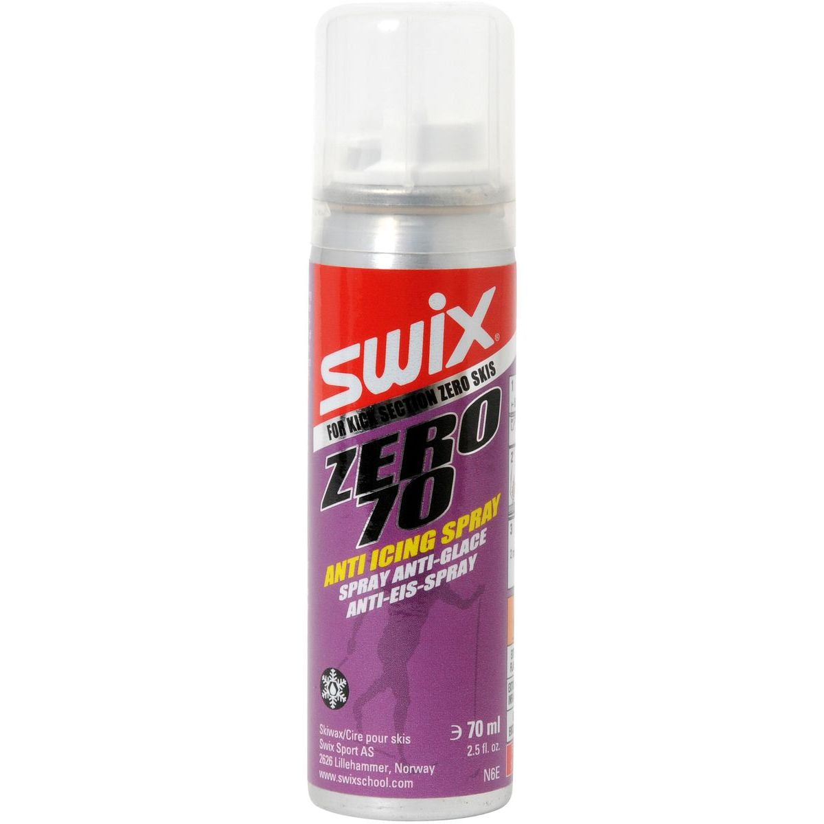 ZERO SKIS ANTI-ICE SPRAY, 70 ML by SWIX