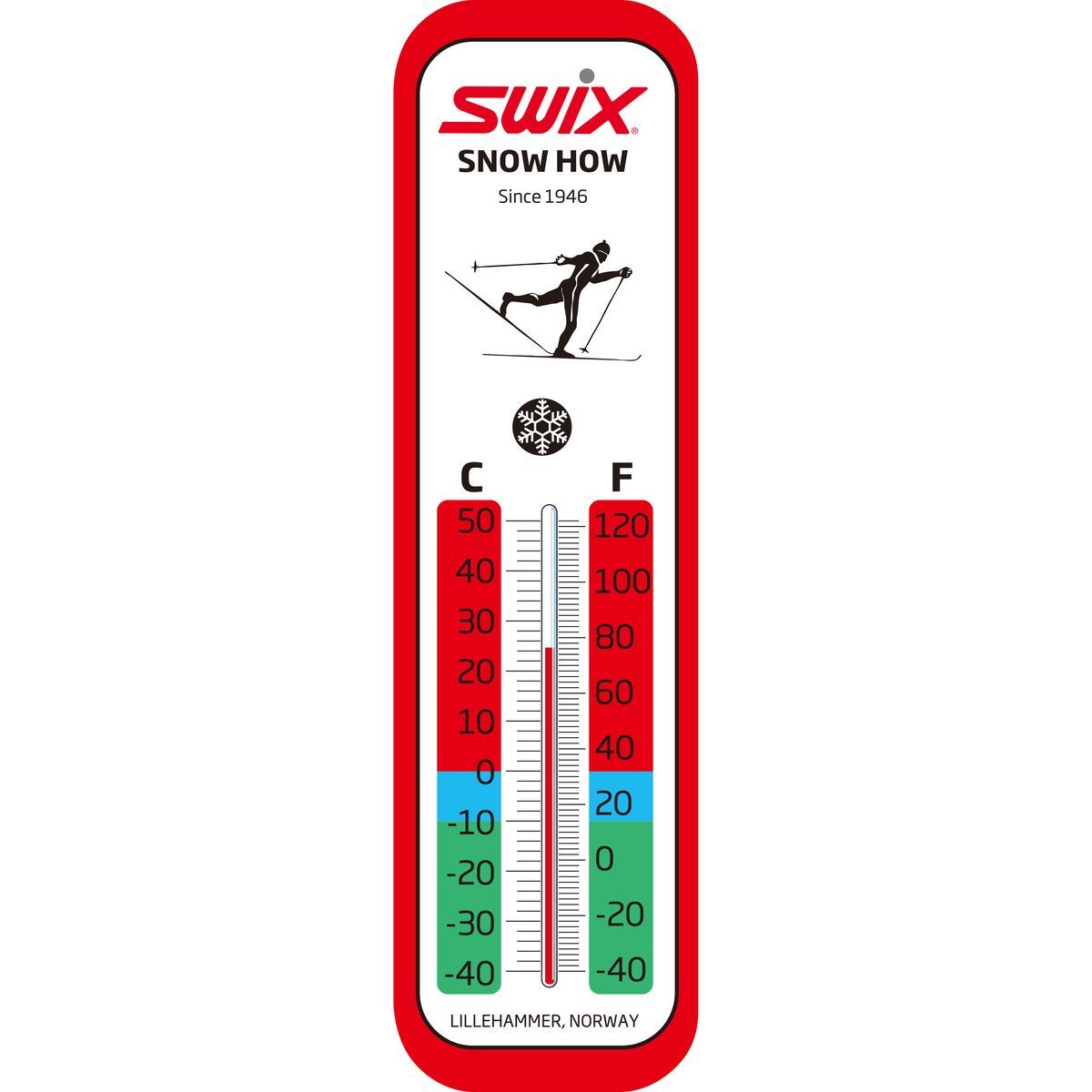 Nordic Rectangular Kick Wax Thermometer