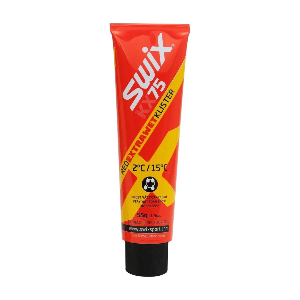 KX75 Red Extra Wet Klister Kick Wax - 55g