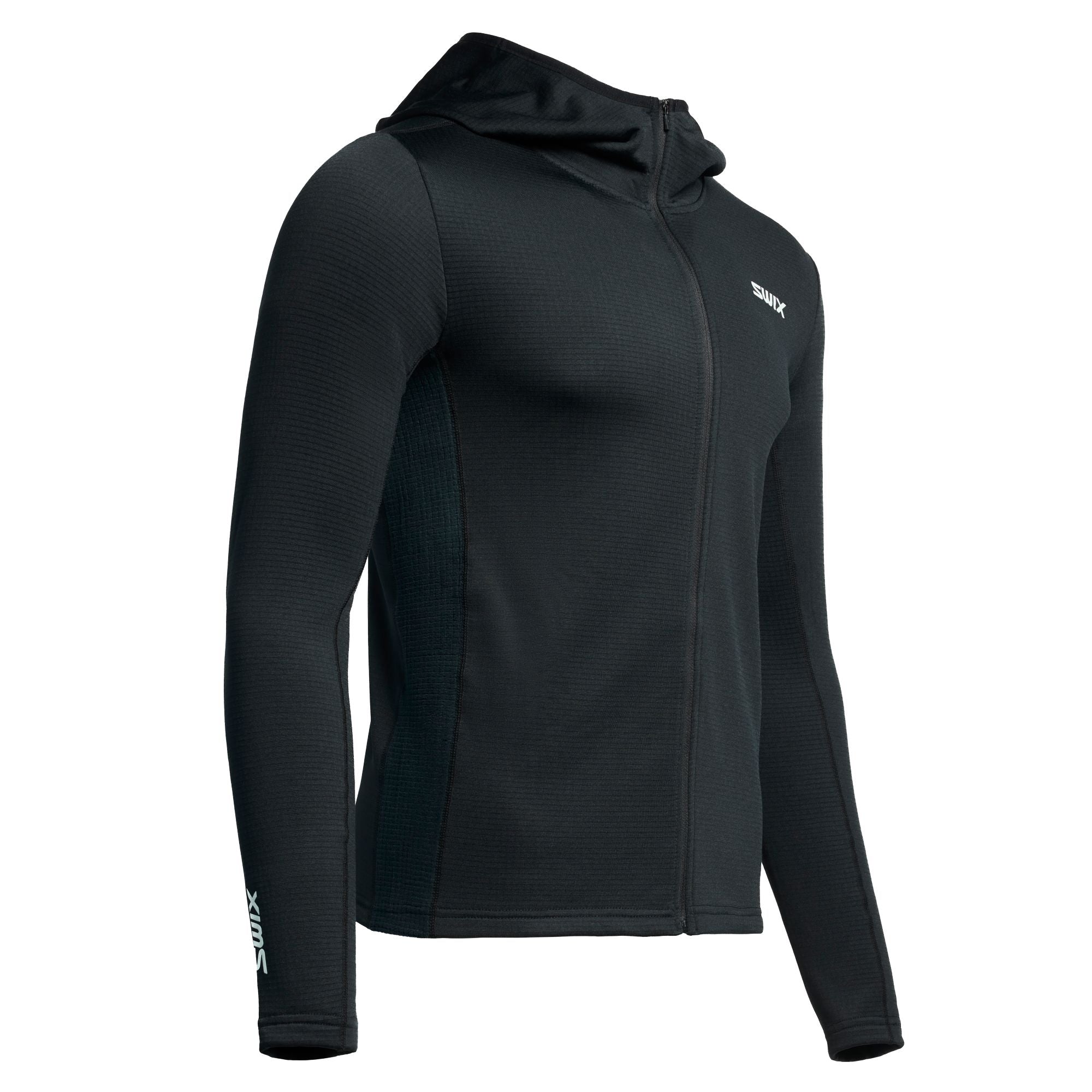 Tista Grid - Men's Hooded Full-Zip Midlayer Top