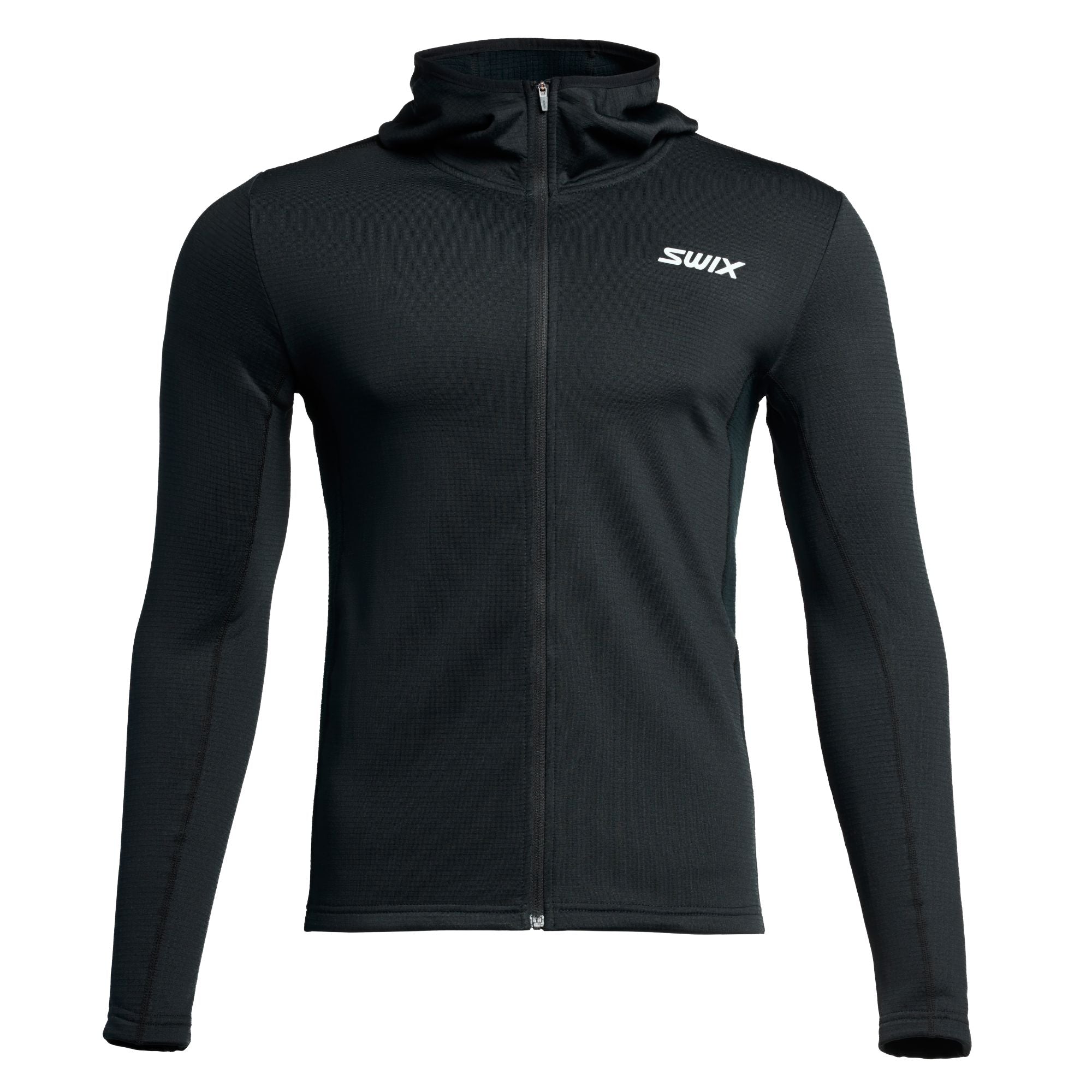 Tista Grid - Men's Hooded Full-Zip Midlayer Top