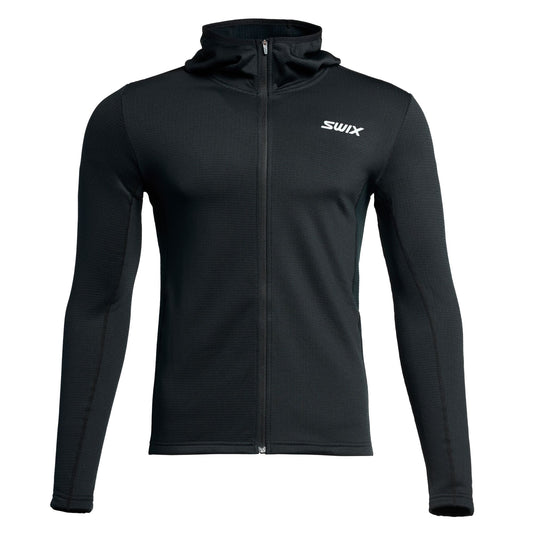 Tista Grid - Men's Hooded Full-Zip Midlayer Top