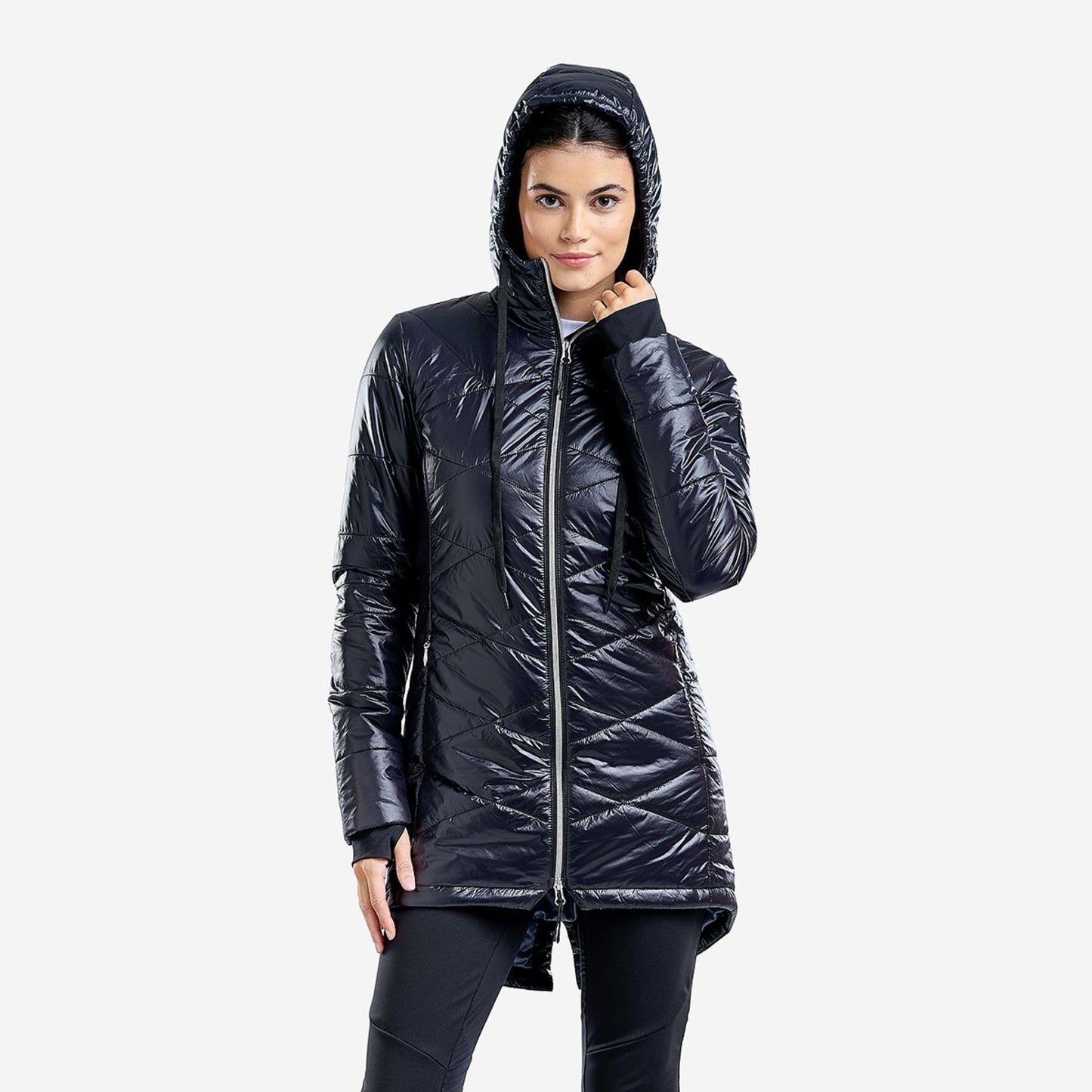  Mayen - Manteau long matelassé (polyfill) pour femmes
