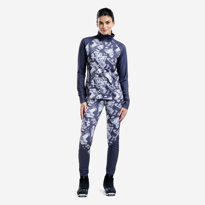 Tista - Women's  1/2 Zip Mid Layer (Printed)