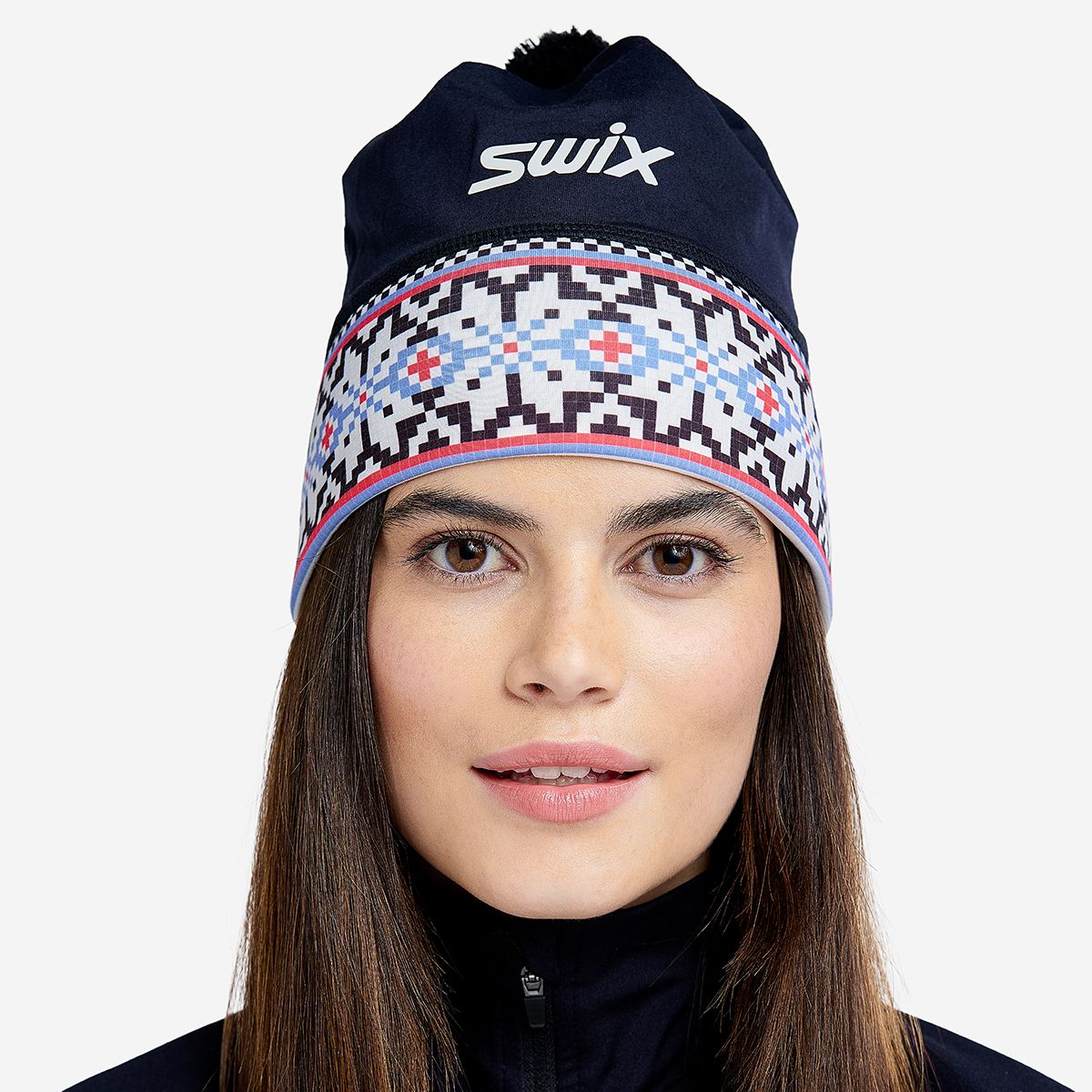 Tista - Beanie With Band Print