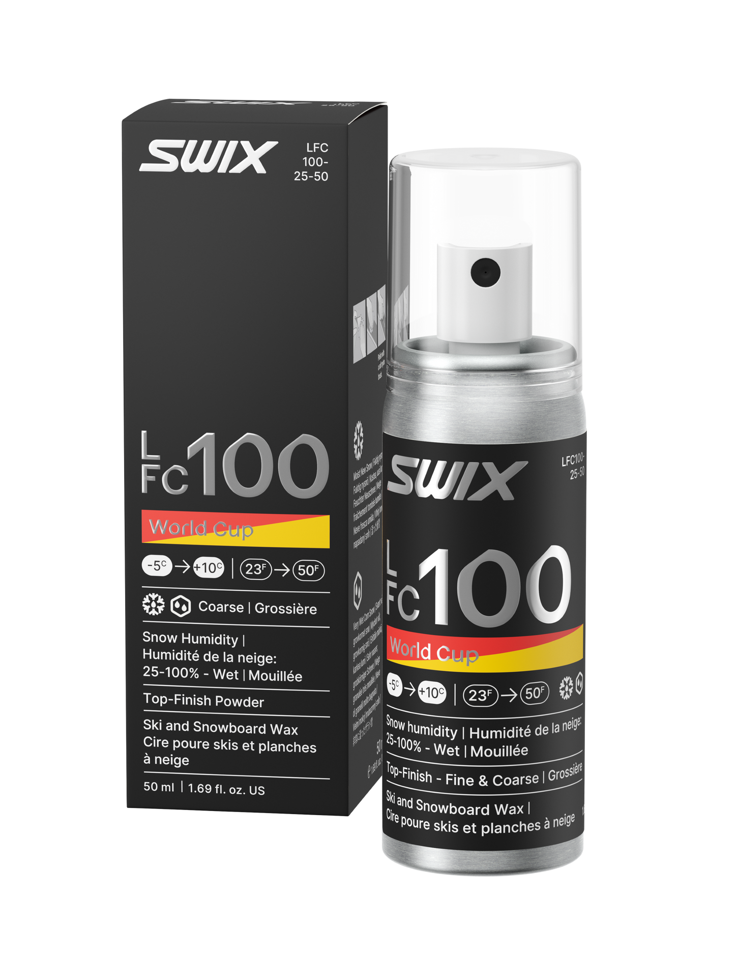 Cire liquide LFC100 WC Neige fine/grossière et mouillée 50ml