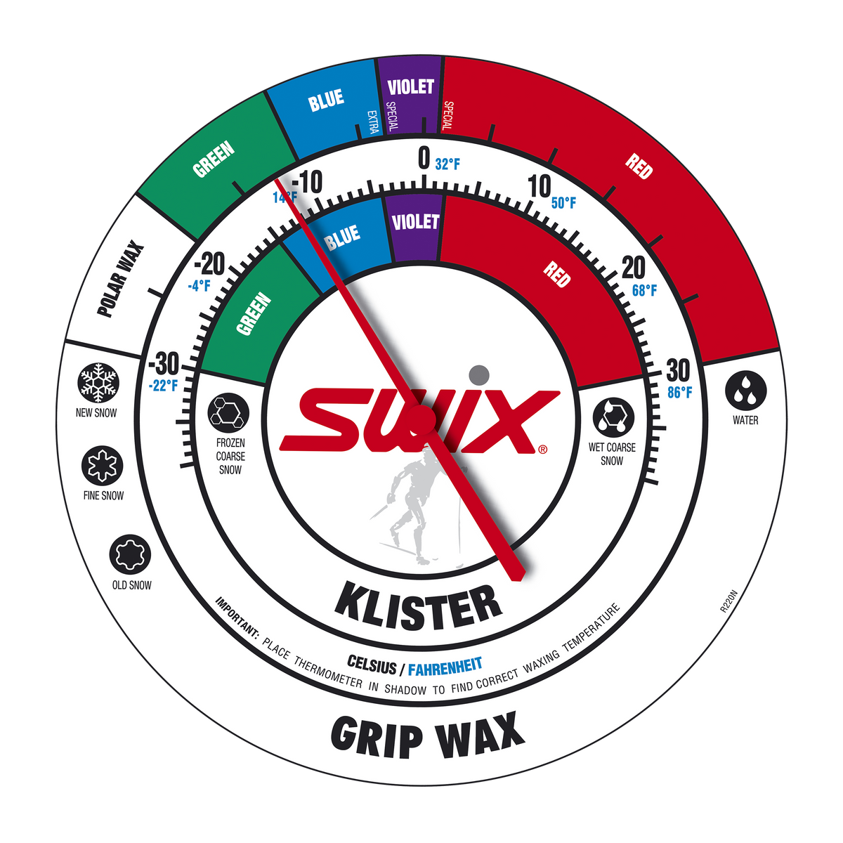 Nordic Round Kick Wax Thermometer