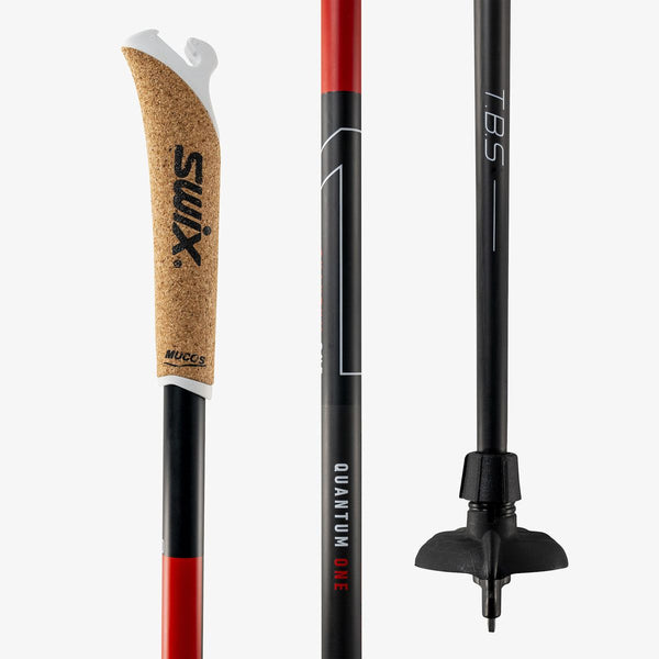 Quantum Q1 Pole by SWIX for Nordic, XC skiing