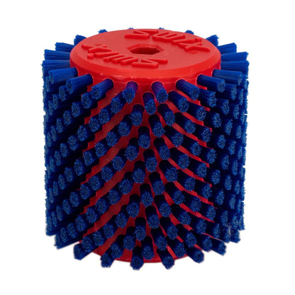 Blue nylon roto brush, 70mm