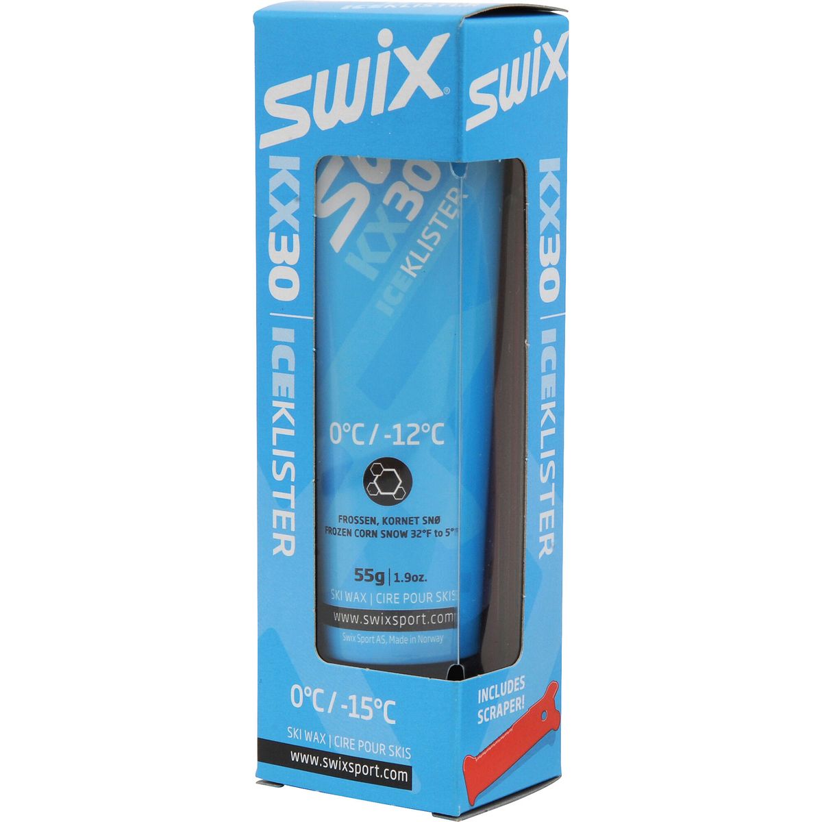 KX30 Blue Ice Klister Kick Wax - 55g