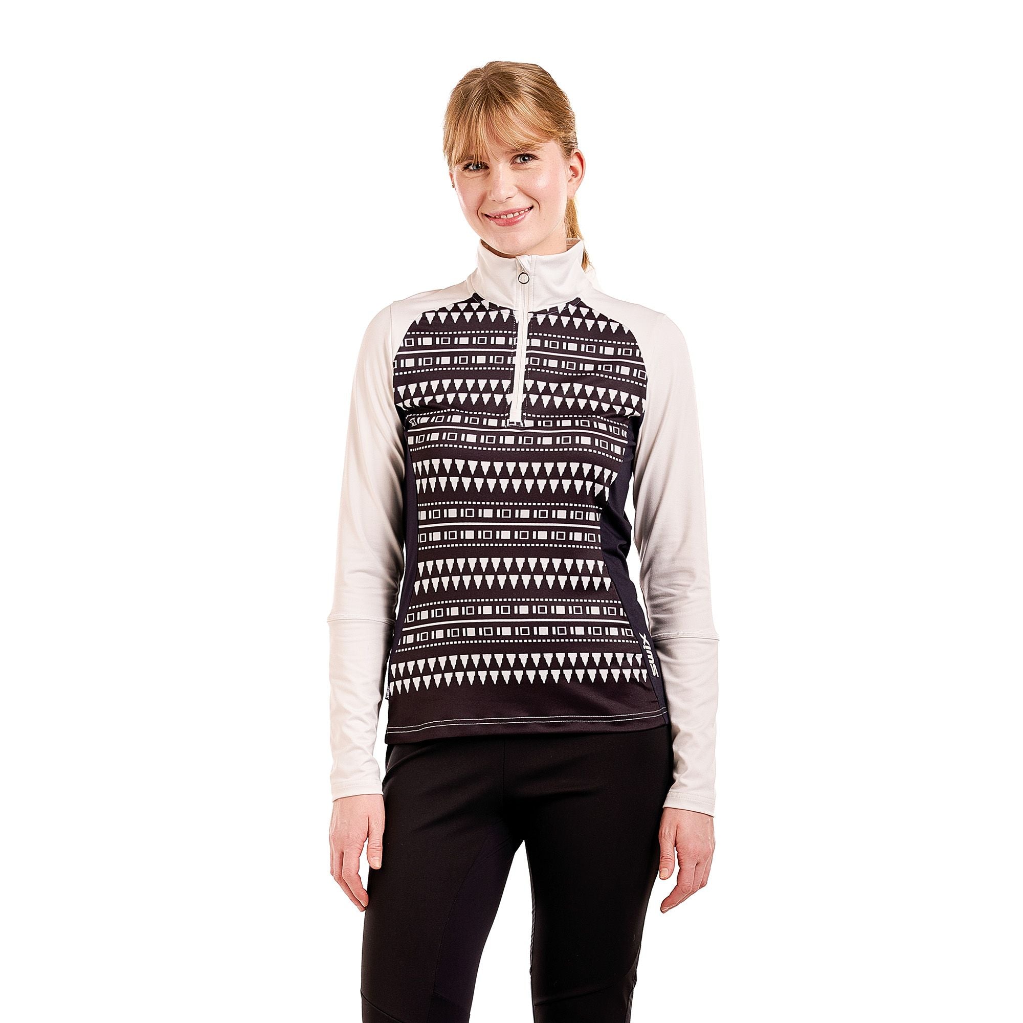 Tista - Women's 1/2 Zip Sweater (printed)