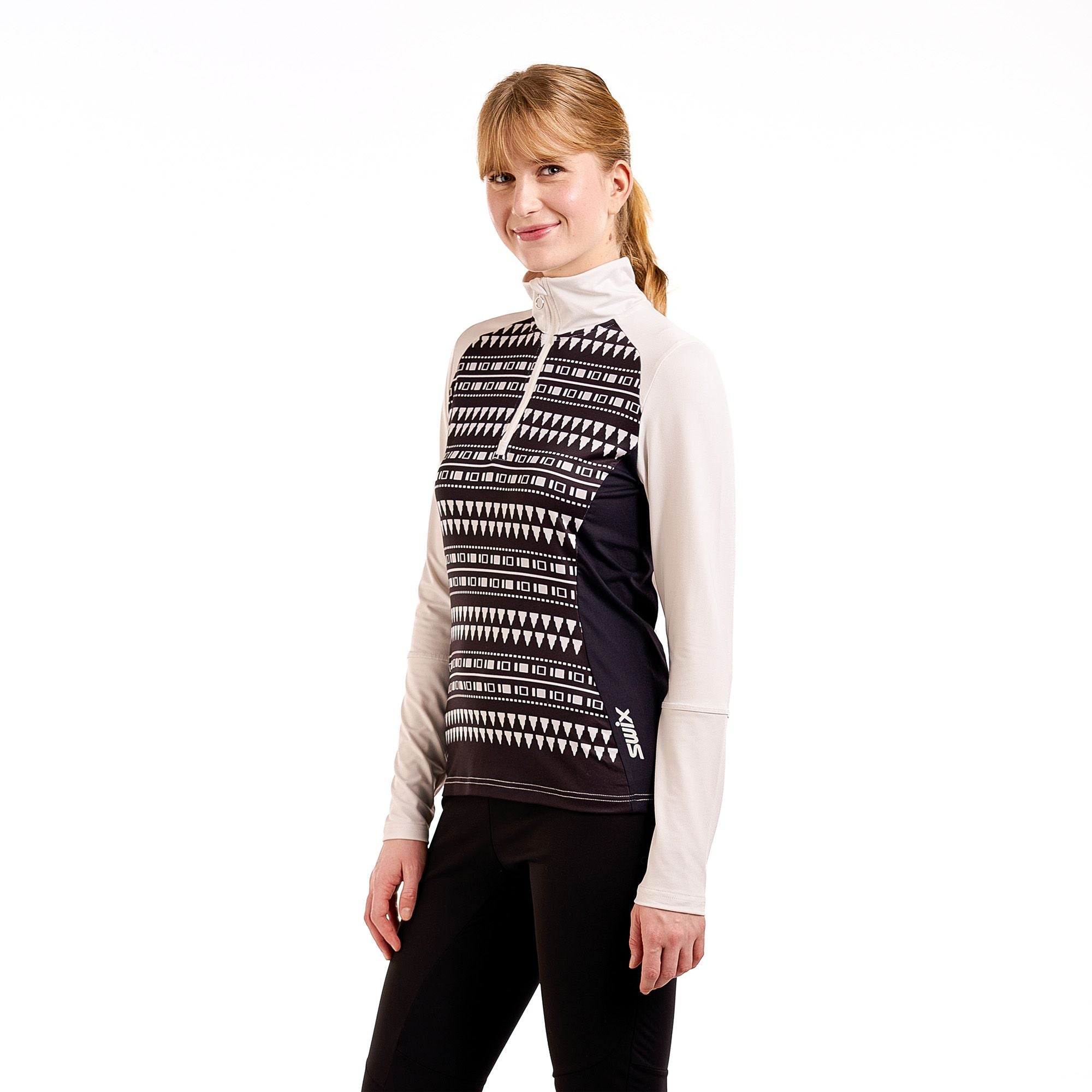 Tista - Women's 1/2 Zip Sweater (printed)