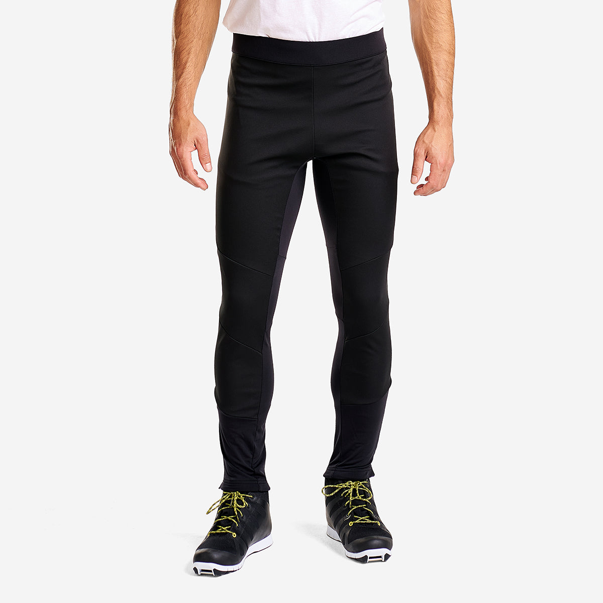 Delda - Men's Light Softshell Tight Pants with Reflective Strip
