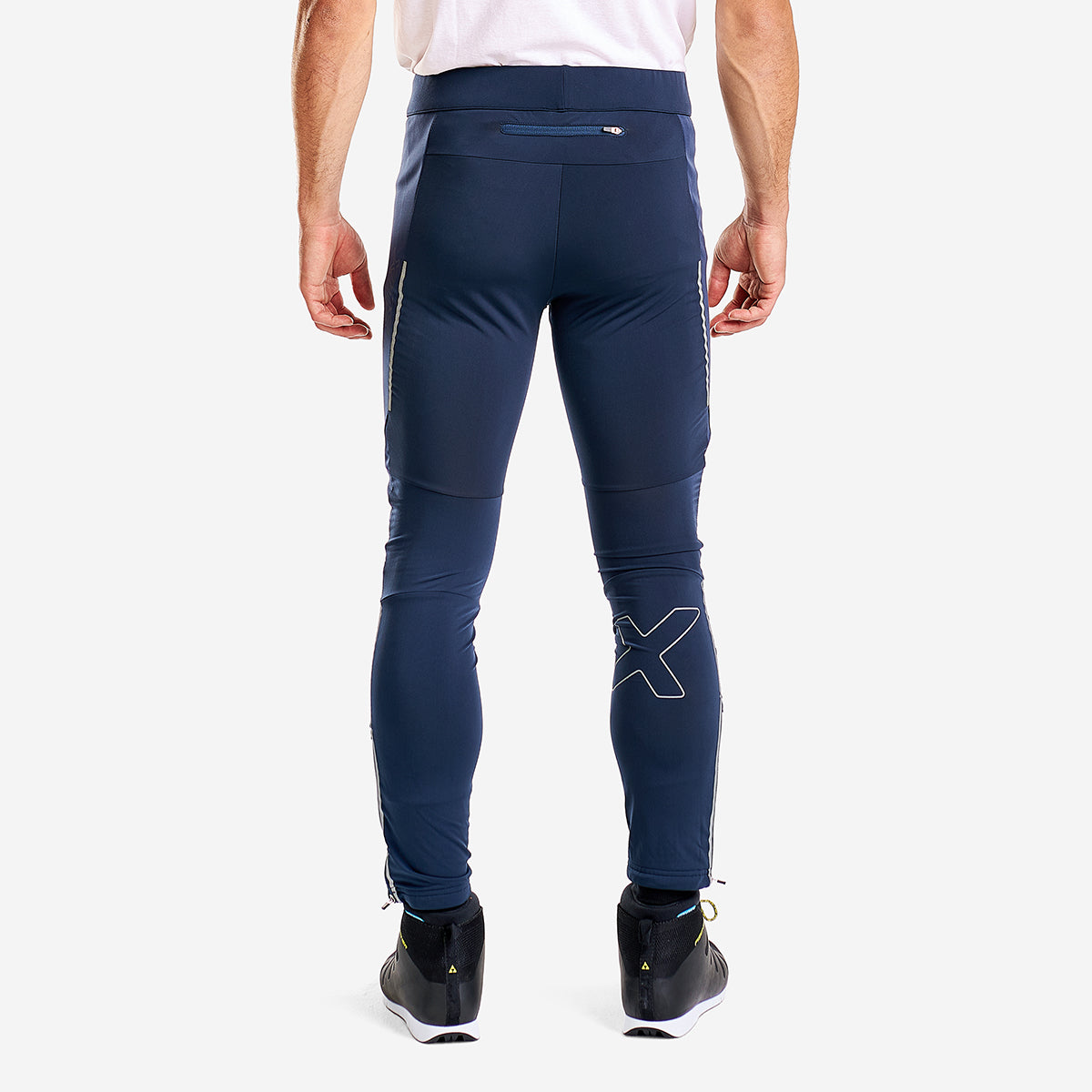 Delda - Men's Light Softshell Tight Pants with Reflective Strip