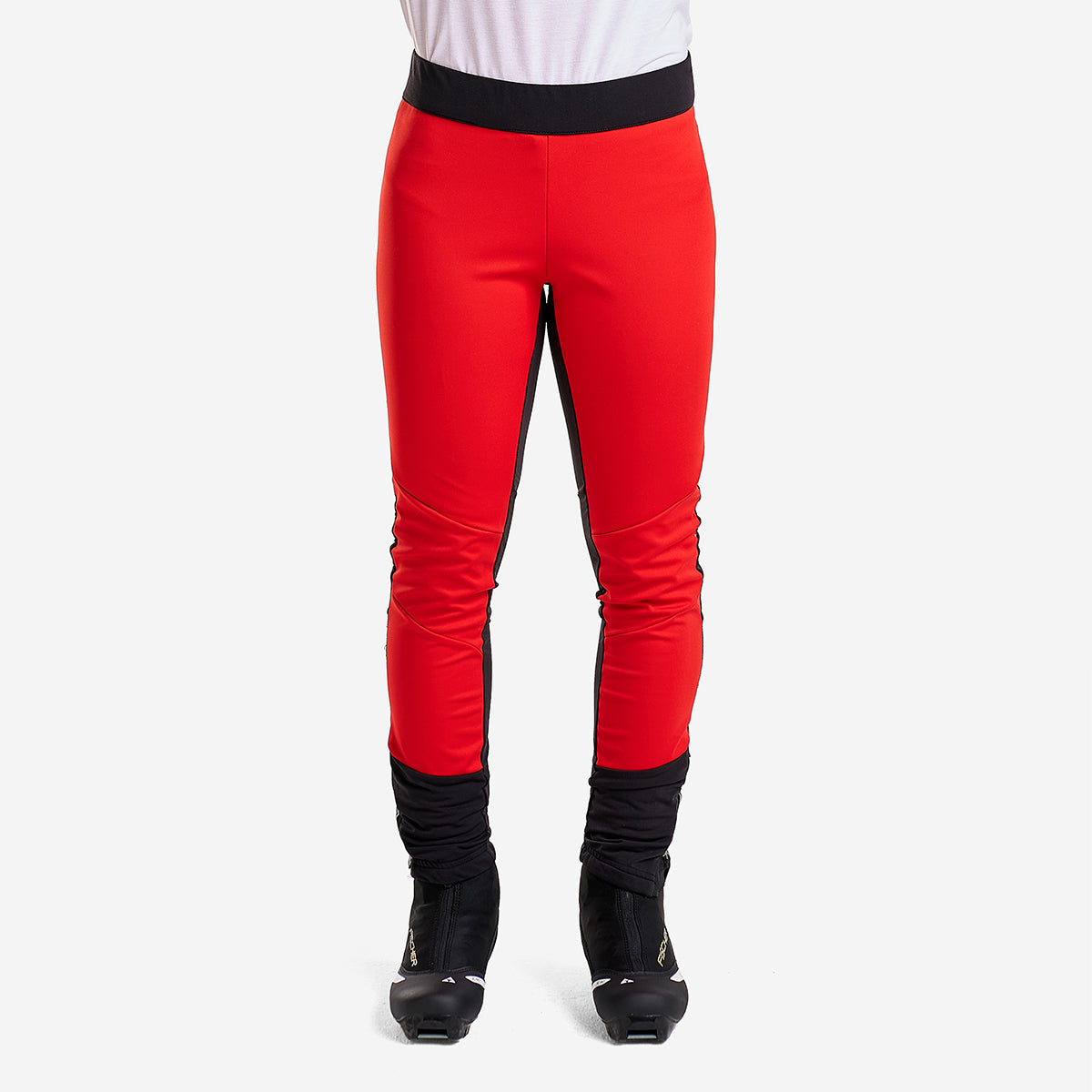 Delda - Women's Light Softshell Tights with Reflective Strip