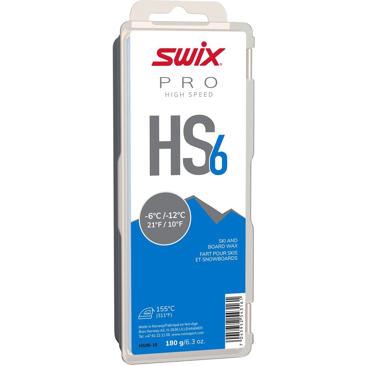 HS6 Blue Glide Wax, 180 g