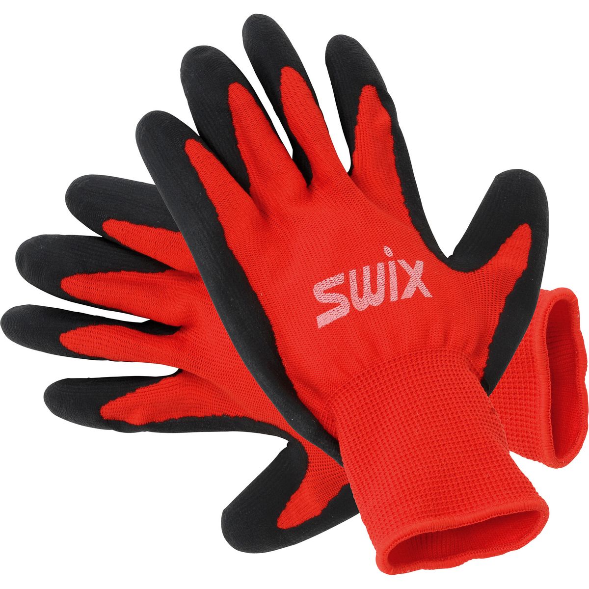 Spring Swiss Design: Paire de gants pour le four longs rouge