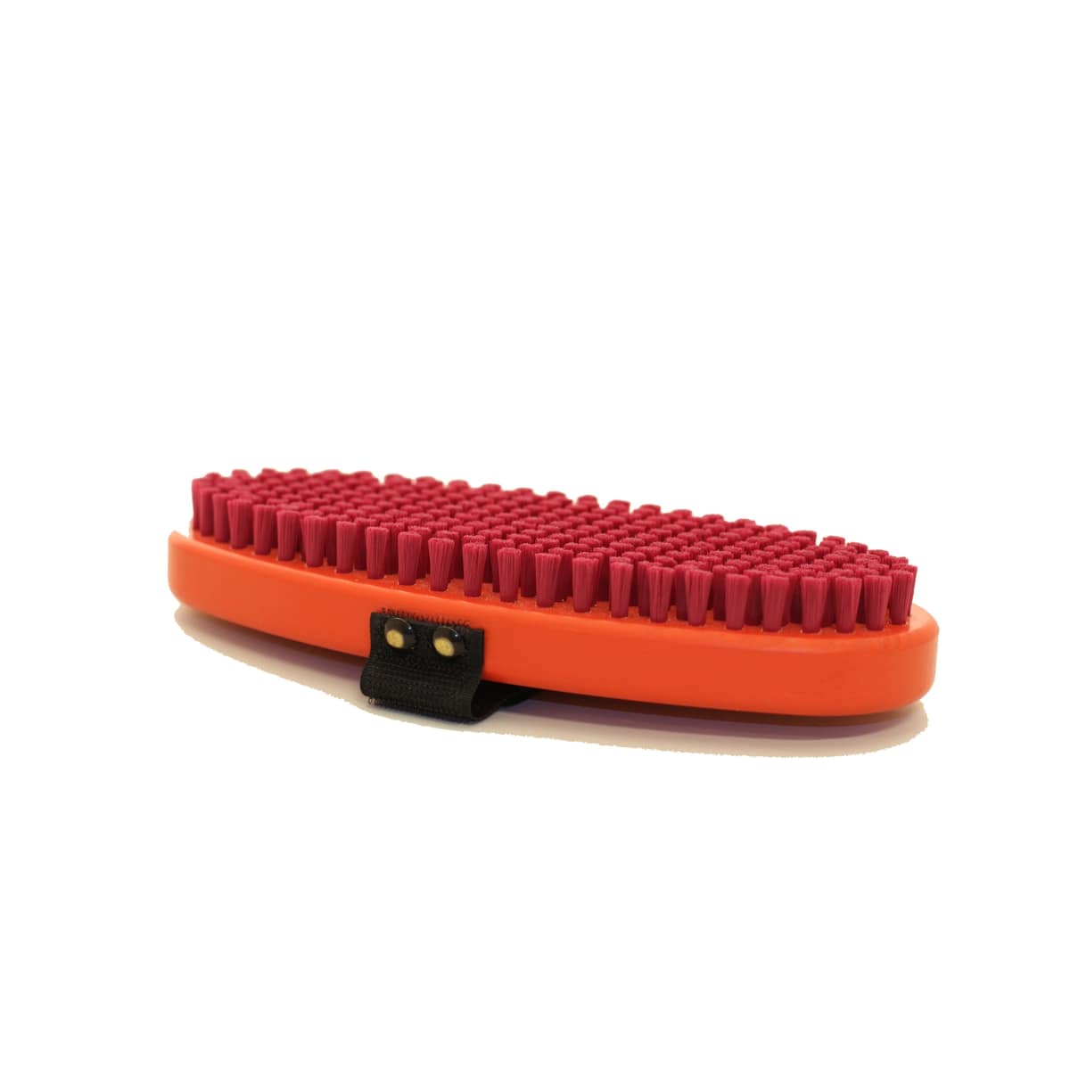 Oval Fine Red Nylon Brush